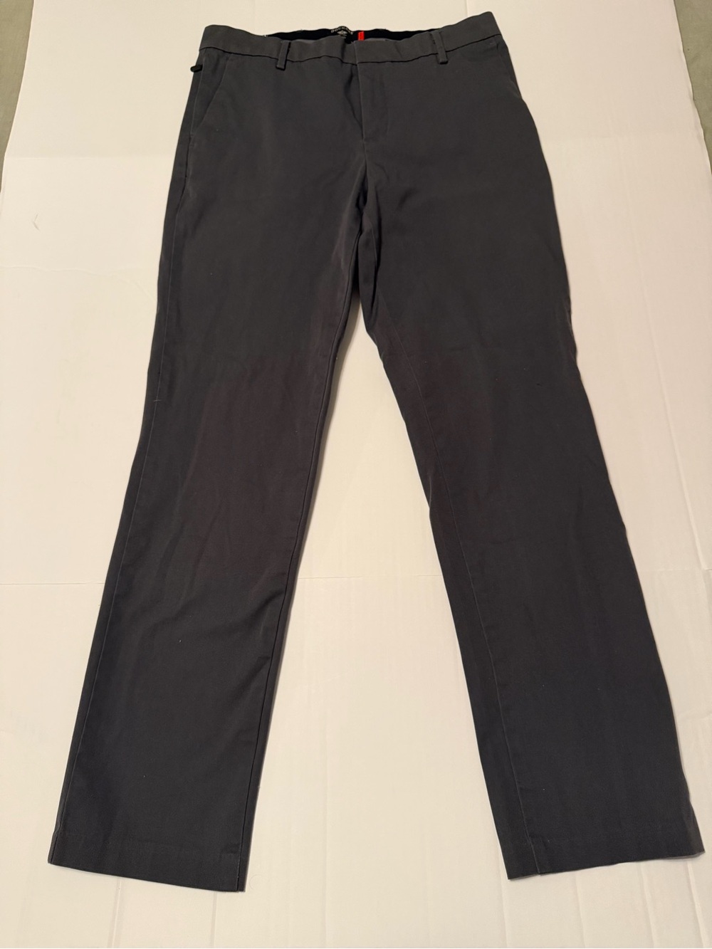 Dockers Smart 360 Tech 32 Slim Dark Grey Chino Pants Straight Twill Stretch